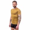 triko krátké pánské SENSOR COOLMAX TECH mustard