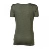 triko krátké dámské Progress ORIGINAL MERINO khaki melír