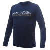 triko dlouhé pánské SENSOR MERINO ACTIVE PT MOUNTAINS tmavě modré