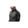 mikina pánská SENSOR COOLMAX THERMO zip olivová/černá