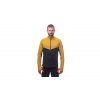 mikina pánská SENSOR COOLMAX THERMO celozip černá/mustard