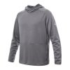mikina pánská SENSOR MERINO UPPER TRAVELLER s kapucí šedá
