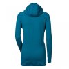 mikina dámská Progress TISPA HOODY MERINO petrol