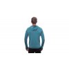 mikina pánská SENSOR MERINO UPPER OUTDOORS s kapucí modrá