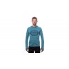 mikina pánská SENSOR MERINO UPPER OUTDOORS s kapucí modrá (Velikost L)
