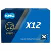 řetěz KMC X12 černý 126čl. BOX