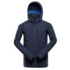 bunda pánská ALPINE PRO HOOR softshellová modrá (Velikost XL)