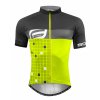 force dres square kratky rukavfluo sedy www.cyklotech.sk