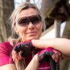 rukavice cyklistické Progress SOLARIA MITTS vínovo/růžové (Velikost L)