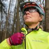rukavice cyklistické Progress SOLARIA MITTS vínovo/růžové (Velikost L)