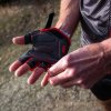 rukavice cyklistické Progress SOLAR MITTS černo/červené (Velikost L)