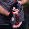 rukavice cyklistické Progress SOLAR MITTS černo/červené (Velikost L)