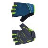 rukavice cyklistické Progress SOLAR MITTS petrol/limetkové (Velikost L)