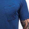 triko krátké pánské SENSOR MERINO AIR TRAVELLER tm.modré