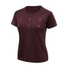 triko krátké dámské SENSOR MERINO BLEND TYPO port red