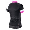 lrg cyklisticky dres force rose damsky kratky rukav cerno ruzovy