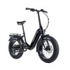 LEADER FOX CODY FAT BIKE 20", ZADNÍ MOTOR, M:2024-2     LEADER FOX E-BIKE 20" CODY-2, FOLDING BIKE,BLACK (REAR MOTOR), vel.