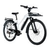 LEADER FOX SANDY DÁMSKÁ 28", ZADNÍ MOTOR, M:2024-1 LEADER FOX E-BIKE 28" SANDY LADY 18"-1, BLACK MATT/YELLOW+GREY (REAR MOTOR), vel. 18"