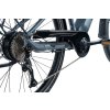 LEADER FOX SANDY PÁNSKÁ 28", ZADNÍ MOTOR, M:2024-3 LEADER FOX E-BIKE 28" SANDY GENT 19"-2, BLACK MATT/GREEN+GREY (REAR MOTOR), vel. 19"