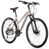 LEADER FOX ŠUMAVA DÁMSKÁ,CROSS 28",3X9,SPEED,M:2023-2 Leader Fox SUMAVA Dámské 28", 2023 stříbrné, vel. 18"