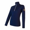 mikina dámská SENSOR MERINO UPPER deep blue (Velikost L)