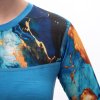 triko dlouhé dámské SENSOR MERINO IMPRESS modrá/universe (Velikost L)