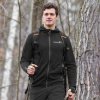 mikina pánská Progress TOREZ HOODY MERINO černá