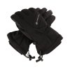 rukavice unisex ALPINE PRO OLEWE s membránou PTX černé (Velikost L)