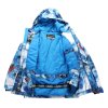 bunda dětská ALPINE PRO KIWERO s membránou PTX modrá (Velikost 104-110)