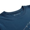 triko pánské krátké ALPINE PRO BOLEN 2 s COOL DRY modré (Velikost 5XL)