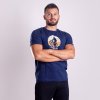 triko krátké pánské Progress BARBAR BIKER s bambusem tm.modrá