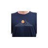 triko krátké pánské SENSOR MERINO BLEND MOON modré (Velikost M)