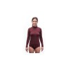 triko dlouhé dámské SENSOR MERINO AIR body červené