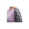 triko dlouhé dámské SENSOR MERINO BLEND IMPRESS violet/zebra