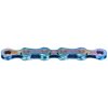 řetěz KMC X12 WAXED aurora blue 126čl. BOX