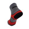 ponožky Progress TRAIL MERINO LITE šedo-červené (Velikost 39-42)