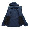 bunda dámská ALPINE PRO HOORA softshellová s DWR modrá (Velikost S)