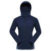 bunda dámská ALPINE PRO HOORA softshellová s DWR modrá (Velikost S)