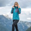 bunda dámská ALPINE PRO ESPRITA 2 softshellová s DWR zelená