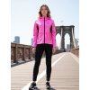 bunda dámská ALPINE PRO KERAKA softshellová s DWR růžová (Velikost L)