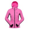 bunda dámská ALPINE PRO KERAKA softshellová s DWR růžová (Velikost L)
