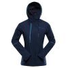 bunda dámská ALPINE PRO NOREMA 2 nepromokavá s PTX modrá (Velikost M)