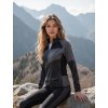 mikina dámská ALPINE PRO ONNECA 2 s COOL DRY černá