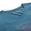 triko dámské krátké ALPINE PRO NEGA 2 s COOL DRY modré