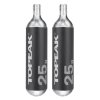 bombička hustilky TOPEAK CO2 25G s rukávkem - 2ks