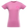 triko dámské krátké ALPINE PRO SUMEKA růžové (Velikost L)