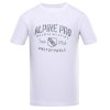 triko pánské krátké ALPINE PRO SUMEK bílé (Velikost XS)