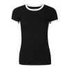 triko dámské krátké NAX GRELO černé (Velikost S)