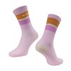 ponožky FORCE STRIPE dlouhé, fialové