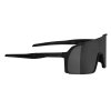 brýle FORCE GLARE černé, černé zrc. sklo